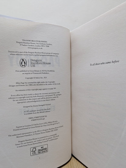 Pageboy: A Memoir by Elliot Page (Signed First Edition) - Fialta Books