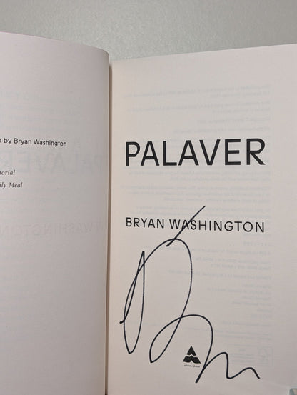 Palaver by Bryan Washington (Signed) - Fialta Books