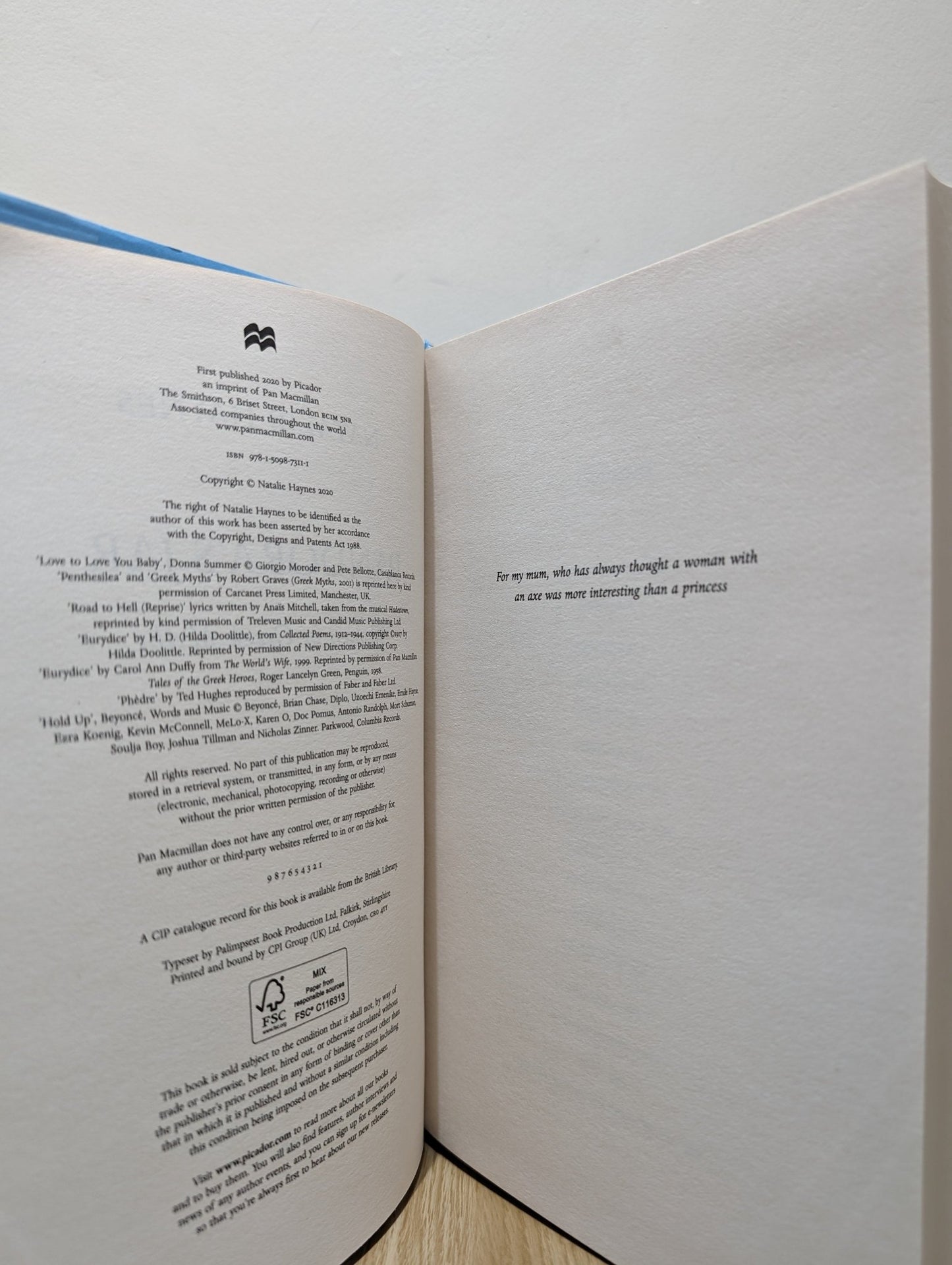 Pandora's Jar: Women in the Greek Myths by Natalie Haynes (Signed First Edition) - Fialta Books