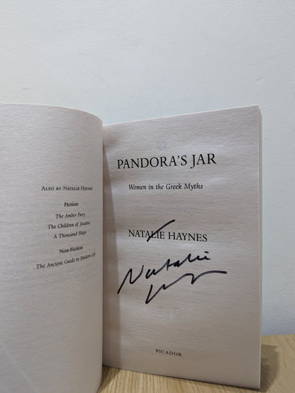 Pandora's Jar: Women in the Greek Myths by Natalie Haynes (Signed Paperback Edition) - Fialta Books