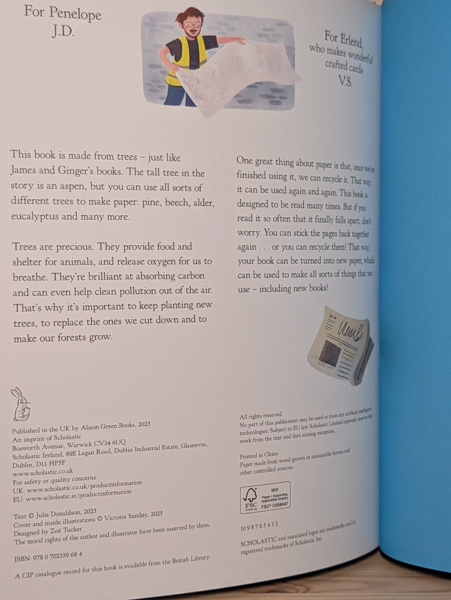 Paper Chase by Julia Donaldson (Double Signed) - Fialta Books