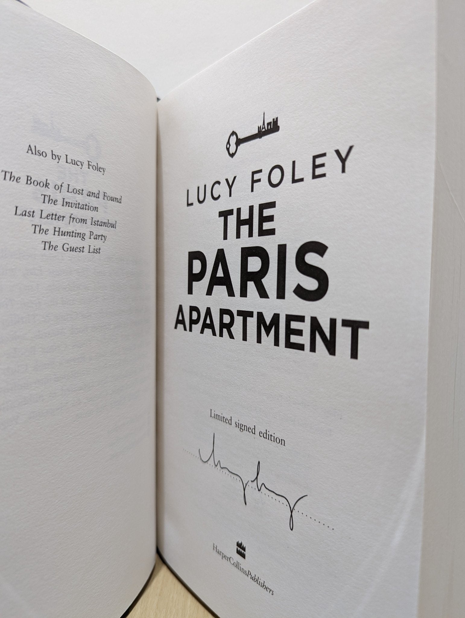 Paris Apartment by Lucy Foley (Signed) - Fialta Books