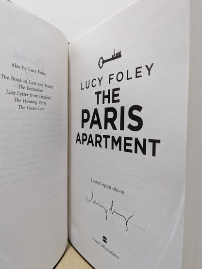 Paris Apartment by Lucy Foley (Signed) - Fialta Books