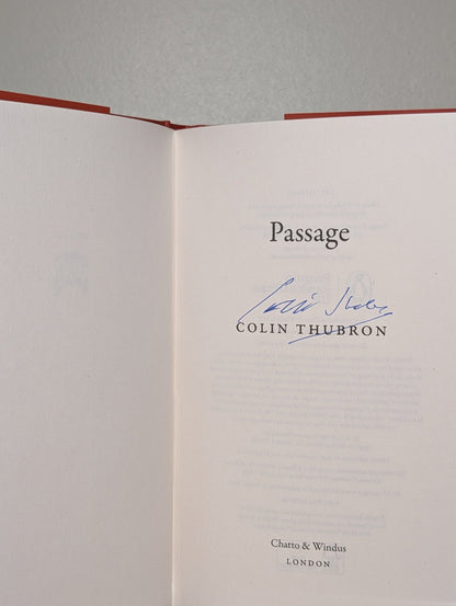 Passage by Colin Thubron (Signed First Edition) - Fialta Books