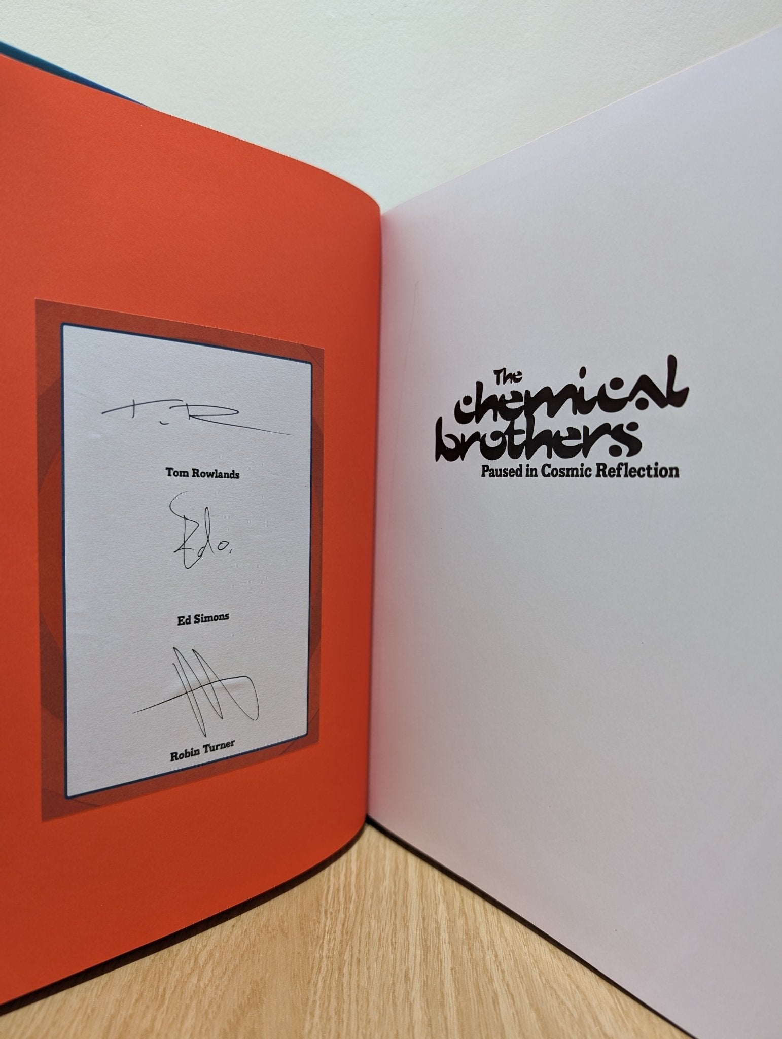 Paused in Cosmic Reflection by The Chemical Brothers (Signed First Edition) - Fialta Books