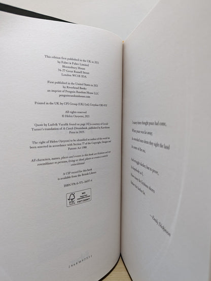 Peaces by Helen Oyeyemi (Signed First Edition) - Fialta Books