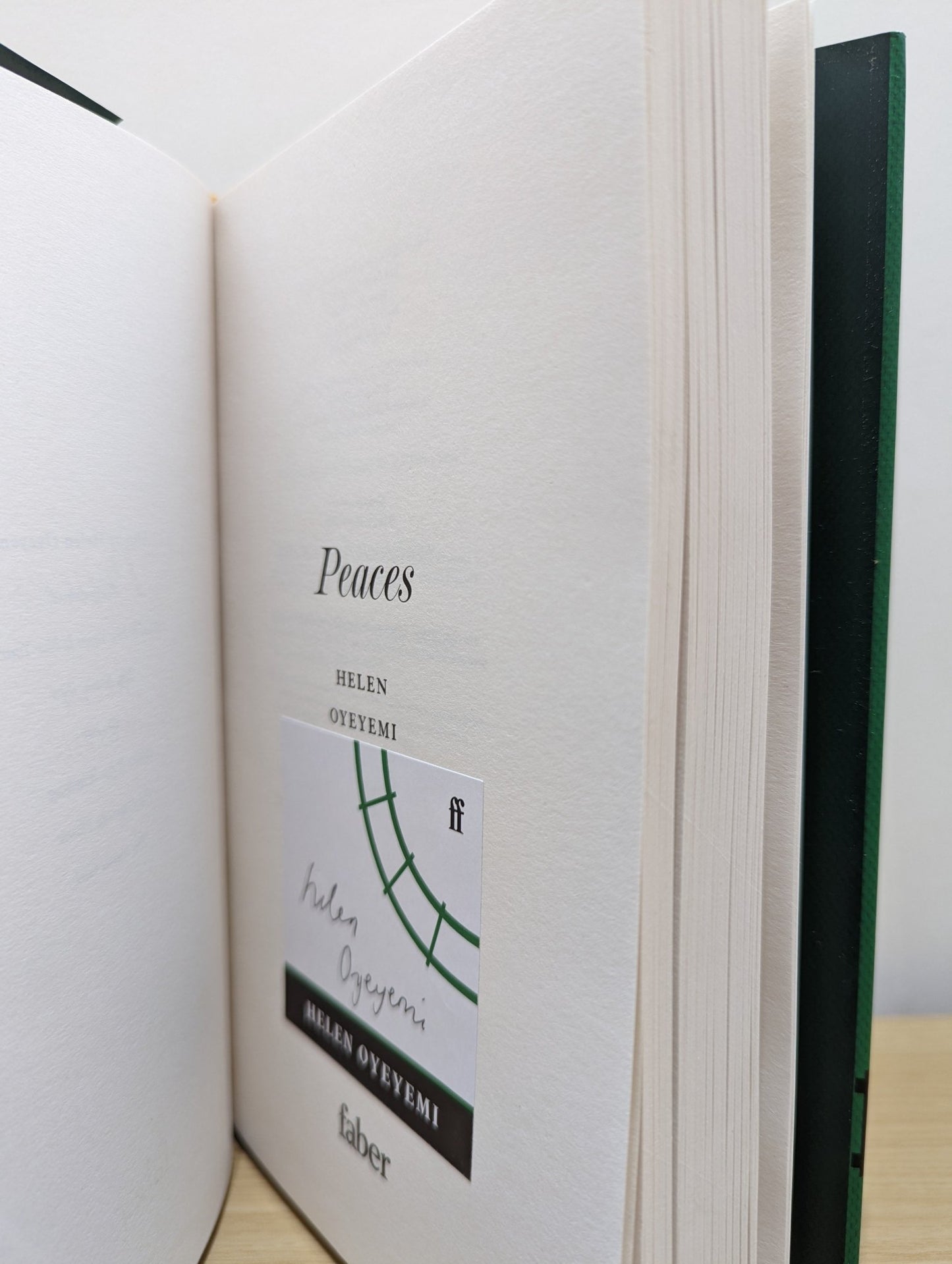 Peaces by Helen Oyeyemi (Signed First Edition) - Fialta Books