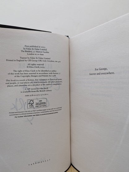 Penance by Eliza Clark (Signed First Edition) - Fialta Books