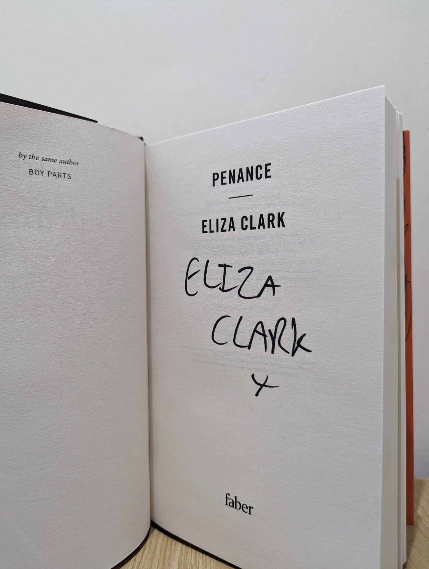 Penance by Eliza Clark (Signed First Edition) - Fialta Books