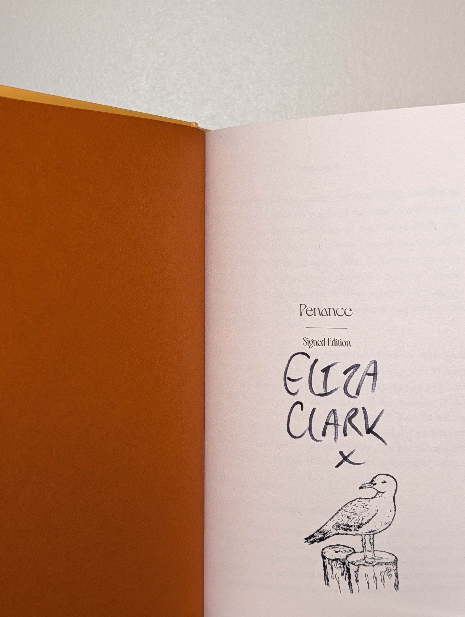 Penance by Eliza Clark (Signed Gift Edition) - Fialta Books