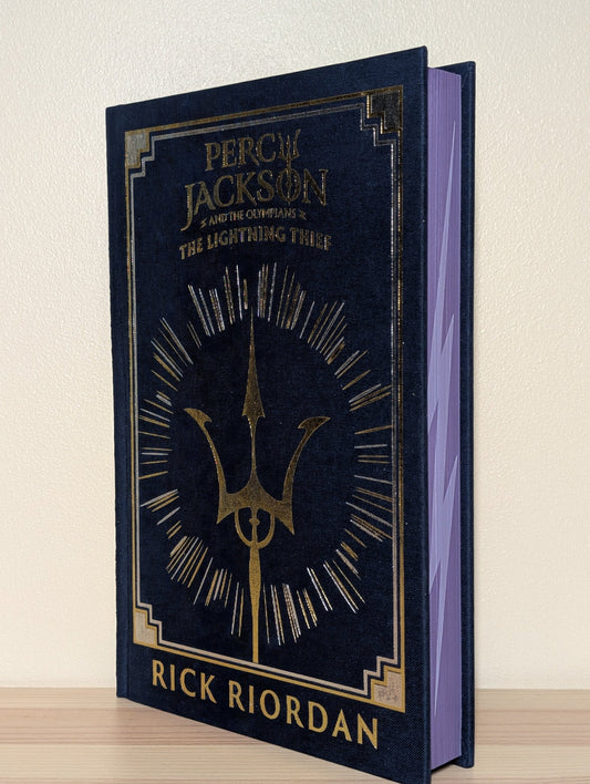 Percy Jackson and the Olympians: The Lightning Thief by Rick Riordan (Signed Deluxe Edition) - Fialta Books