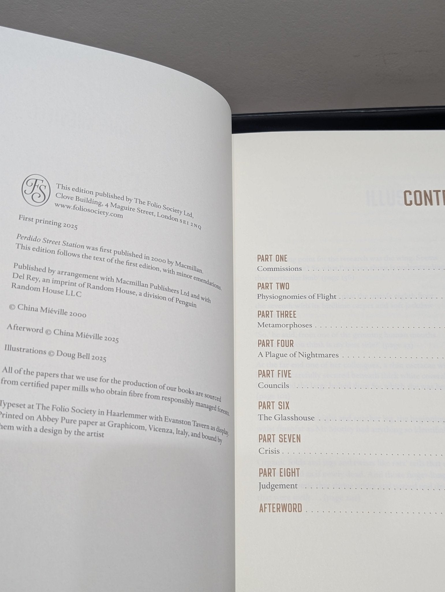 Perdido Street Station by China Mieville (Folio Limited Edition) - Fialta Books