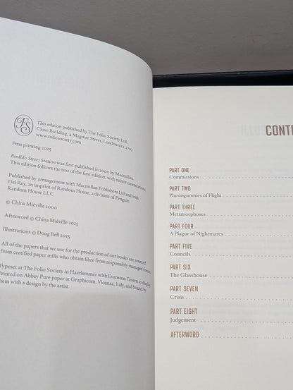 Perdido Street Station by China Mieville (Folio Limited Edition) - Fialta Books