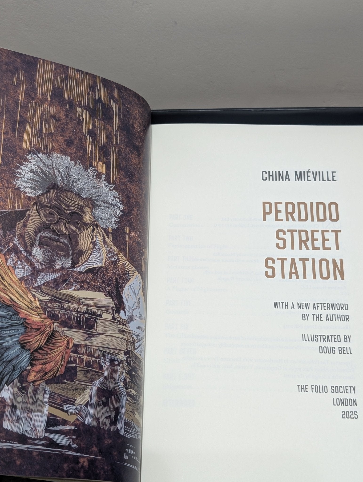 Perdido Street Station by China Mieville (Folio Limited Edition) - Fialta Books
