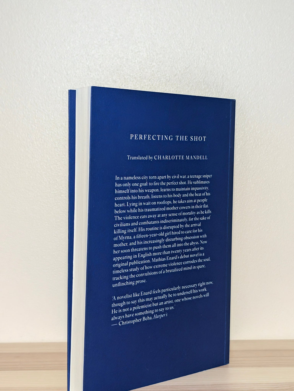 Perfecting the Shot by Mathias Enard (Signed First Edition) - Fialta Books