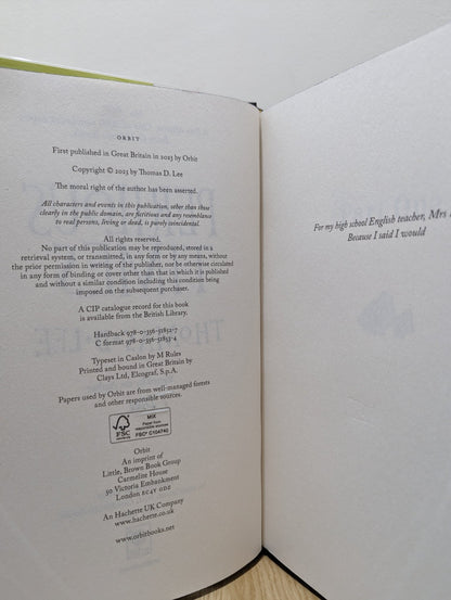 Perilous Times by Thomas D. Lee (Signed First Edition with sprayed edges) - Fialta Books