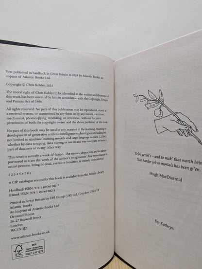 Phantom Limb by Chris Kohler (Signed Dated Doodled First Edition) - Fialta Books