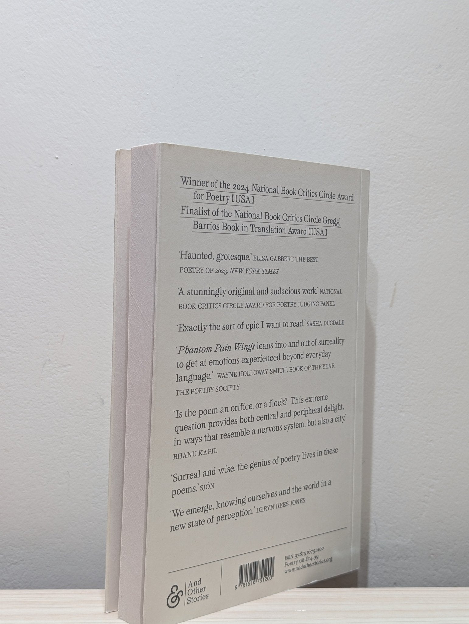 Phantom Pain Wings by Kim Hyesoon (Signed First Edition) - Fialta Books