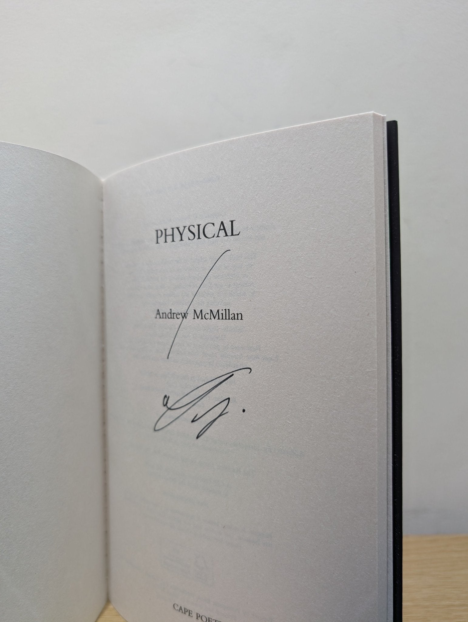 Physical; playtime; pandemonium by Andrew McMillan - Fialta Books