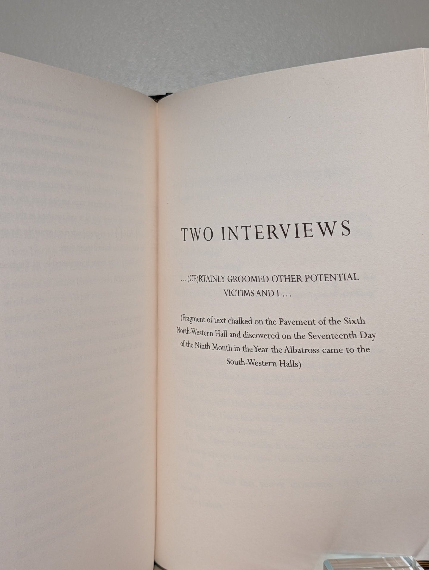 Piranesi by Susanna Clarke (Signed First Edition with extra chapter) - Fialta Books