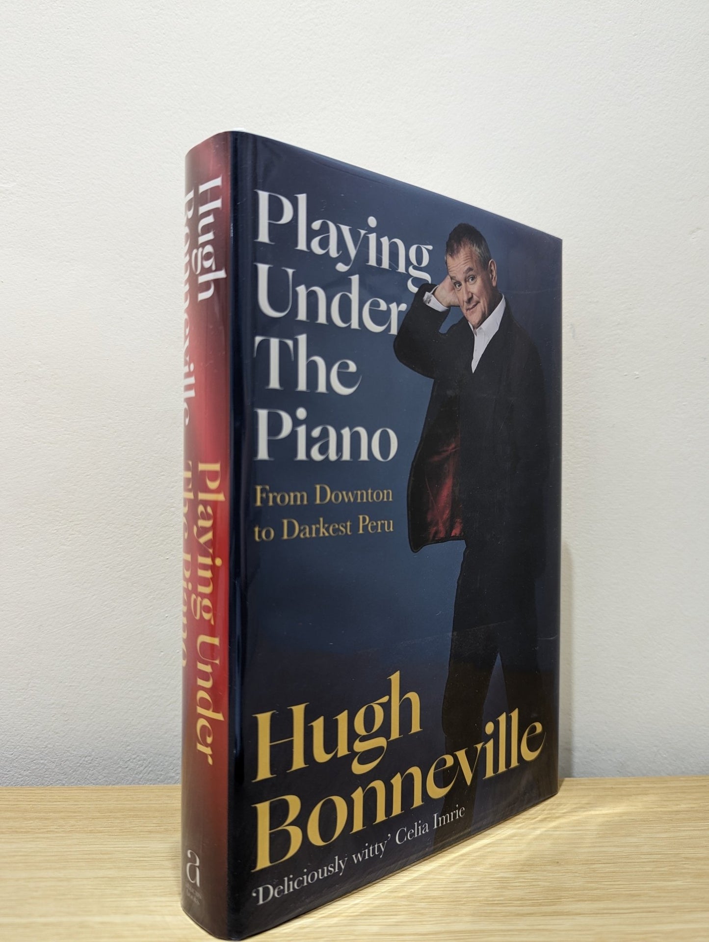 Playing Under the Piano by Hugh Bonneville (Signed First Edition) - Fialta Books