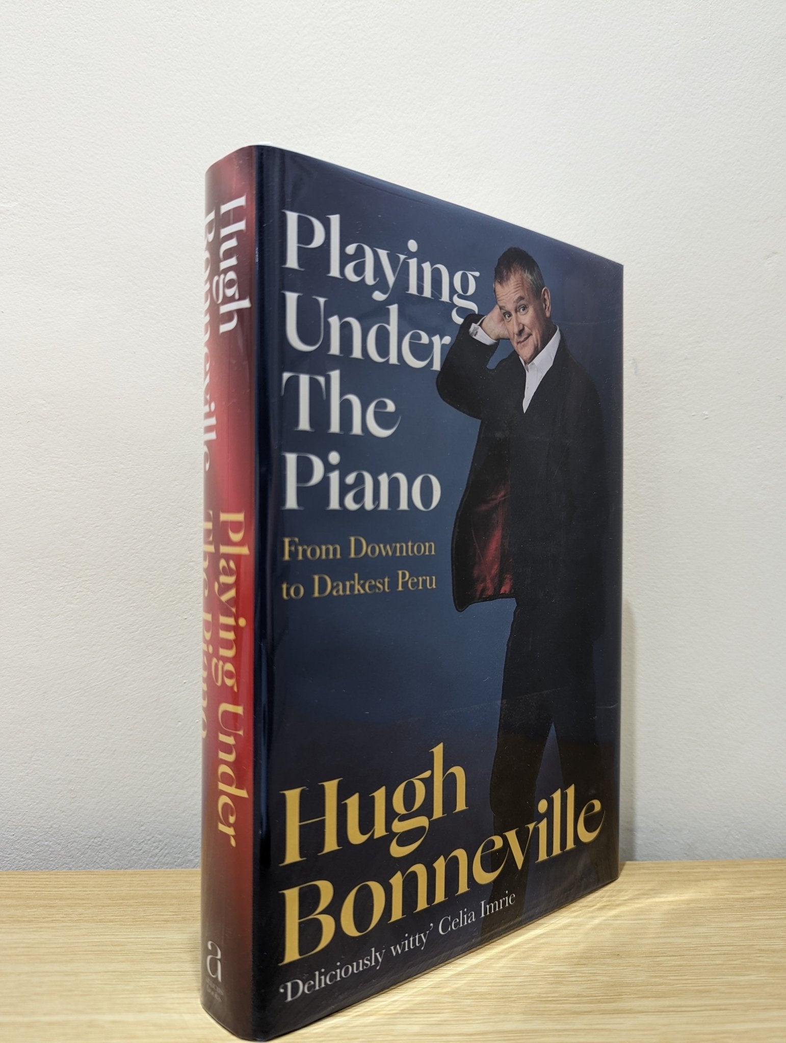 Playing Under the Piano by Hugh Bonneville (Signed First Edition) - Fialta Books