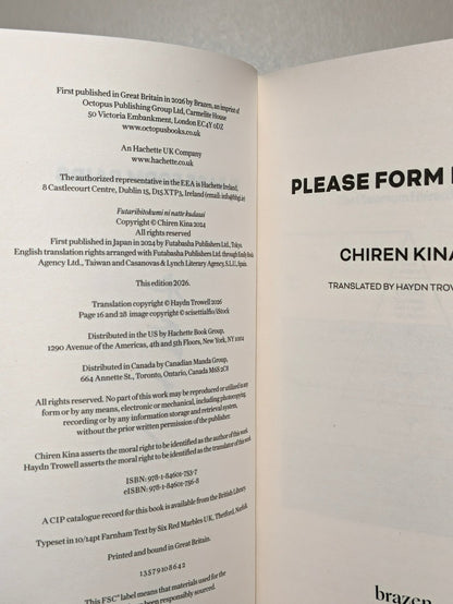 Please Form Pairs by Chiren Kina (Signed First Edition) - Fialta Books