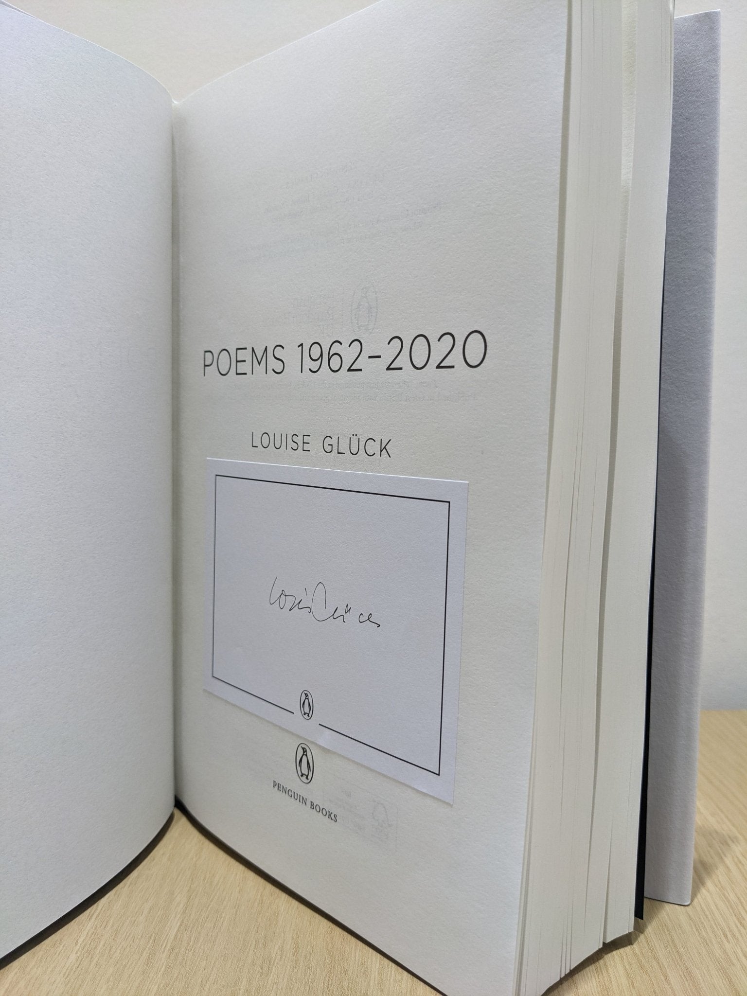 Poems: 1962 - 2020 by Louise Gluck (Signed First UK Edition) - Fialta Books