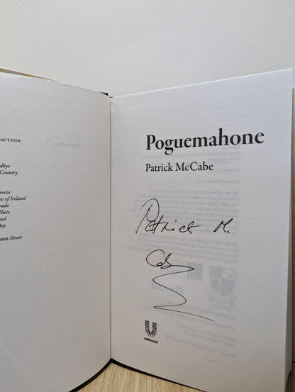 Poguemahone by Patrick McCabe (Signed First Edition) - Fialta Books
