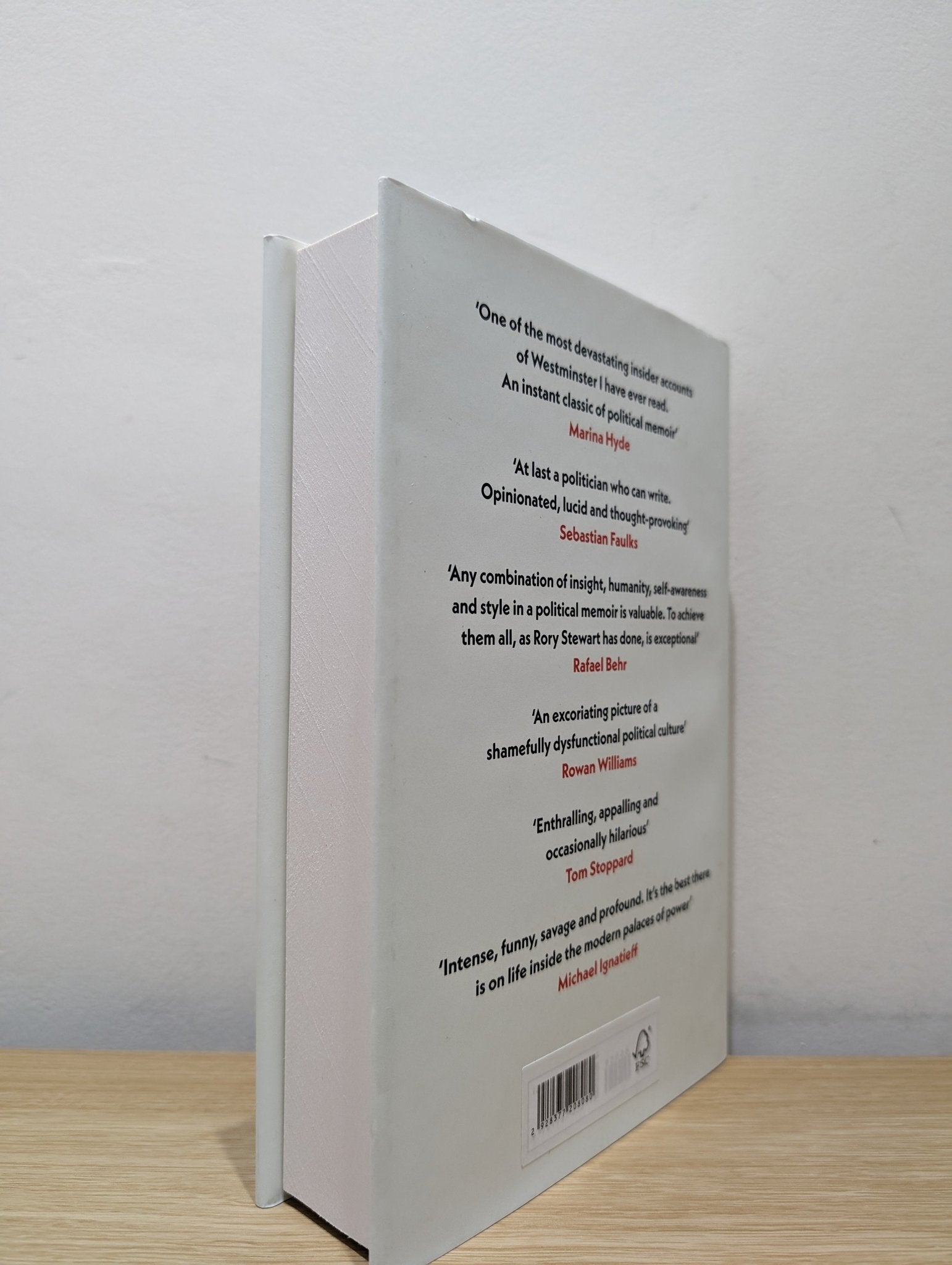 Politics On the Edge by Rory Stewart (Signed First Edition) - Fialta Books