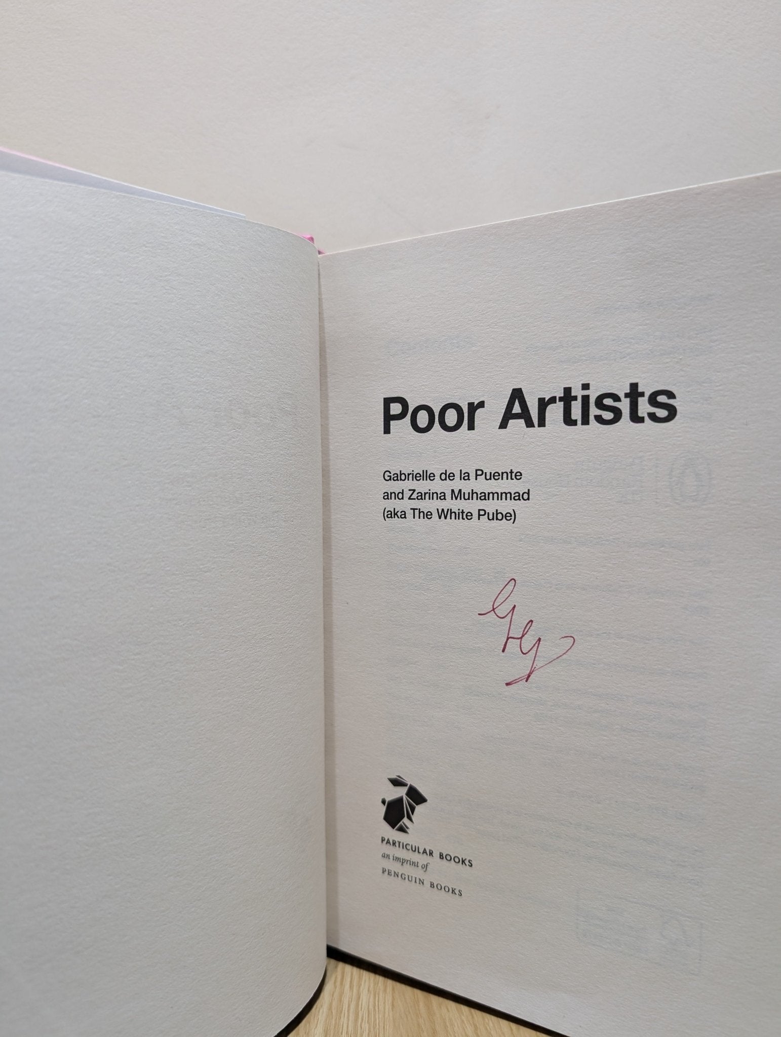 Poor Artists by The White Pube (Signed First Edition) - Fialta Books