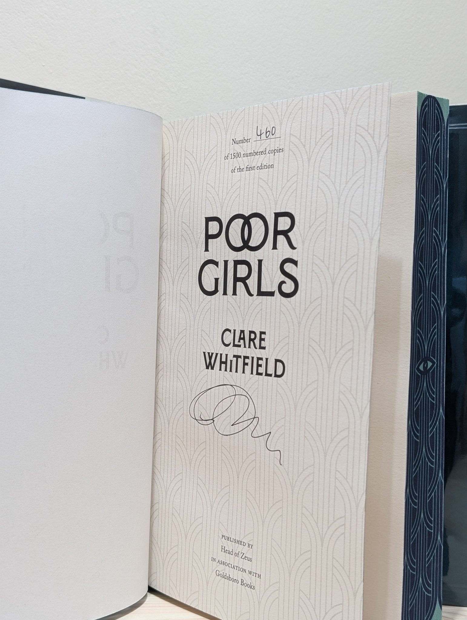 Poor Girls by Clare Whitfield (Signed First Edition with sprayed edges) - Fialta Books