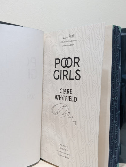 Poor Girls by Clare Whitfield (Signed First Edition with sprayed edges) - Fialta Books
