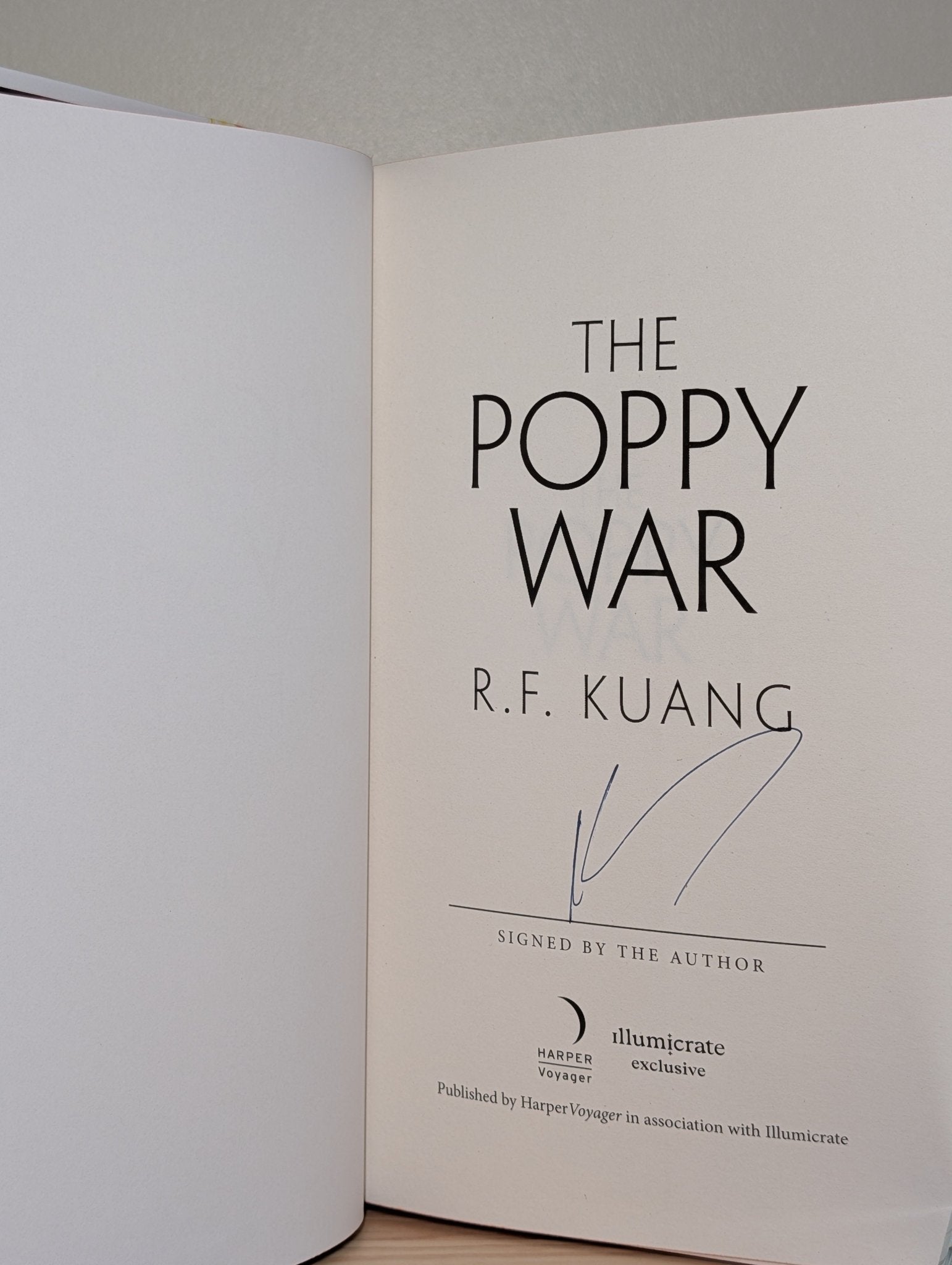 Poppy War, Dragon Republic, Burning God by R.F. Kuang (Signed Deluxe Set) - Fialta Books
