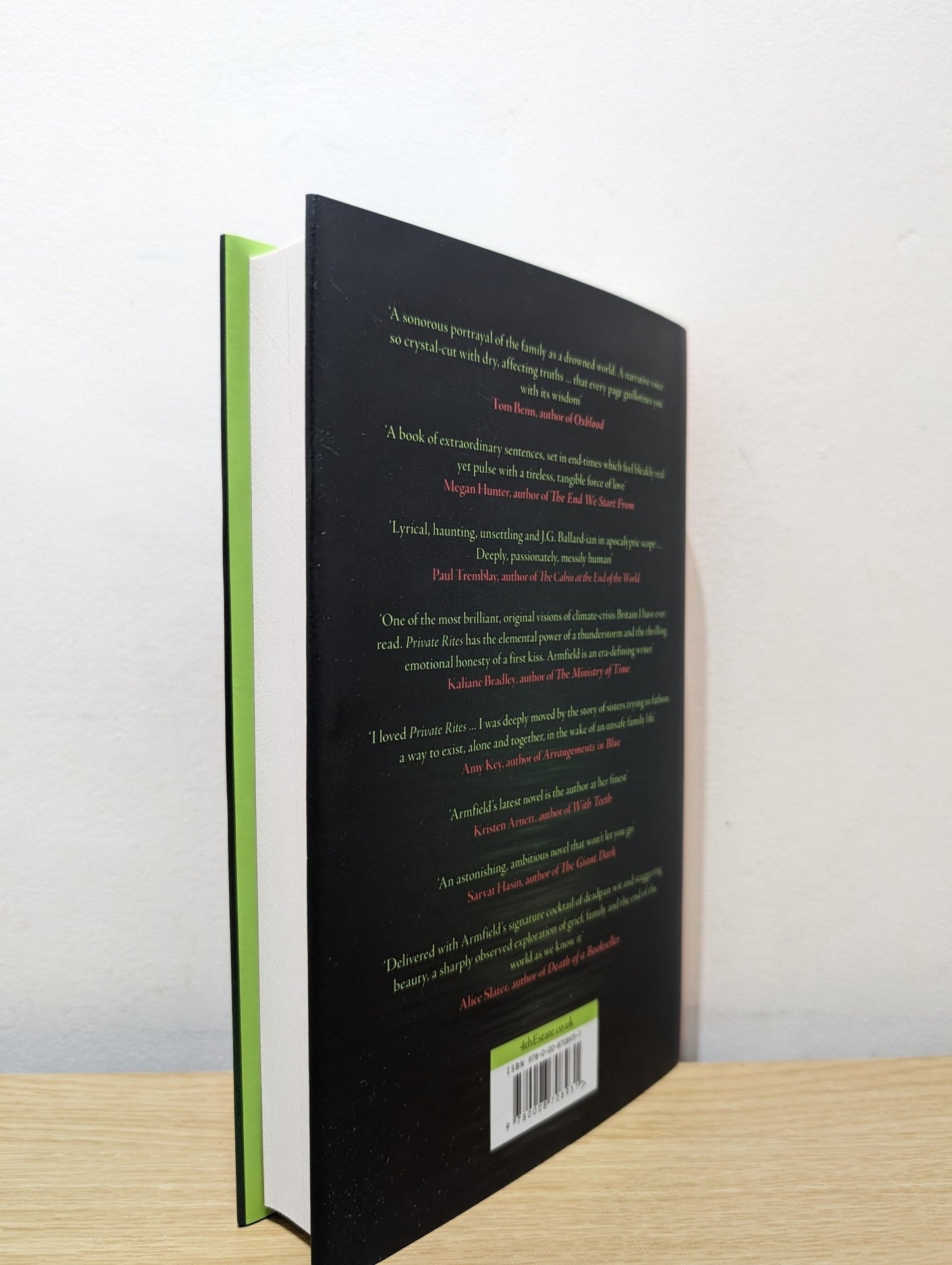 Private Rites by Julia Armfield (Signed First Edition) - Fialta Books