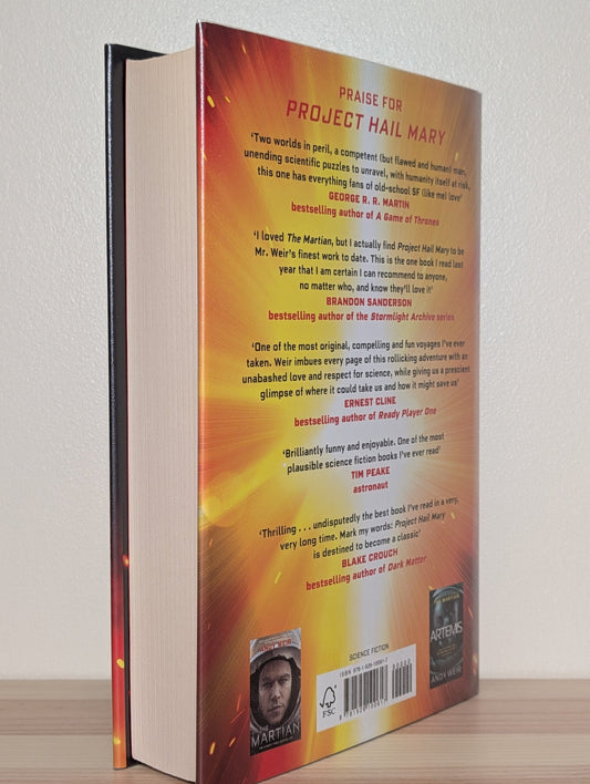 Project Hail Mary by Andy Weir (Signed First) - Fialta Books