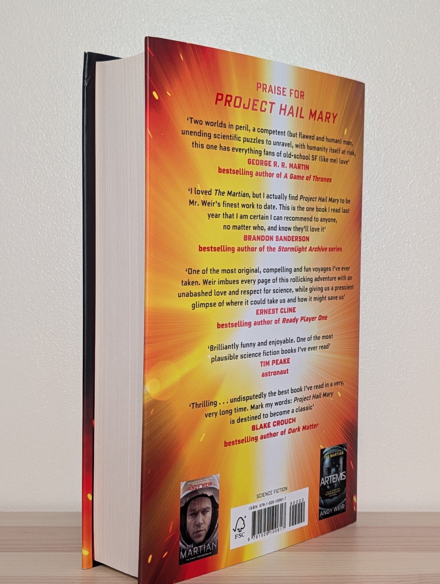Project Hail Mary by Andy Weir (Signed First Edition) - Fialta Books