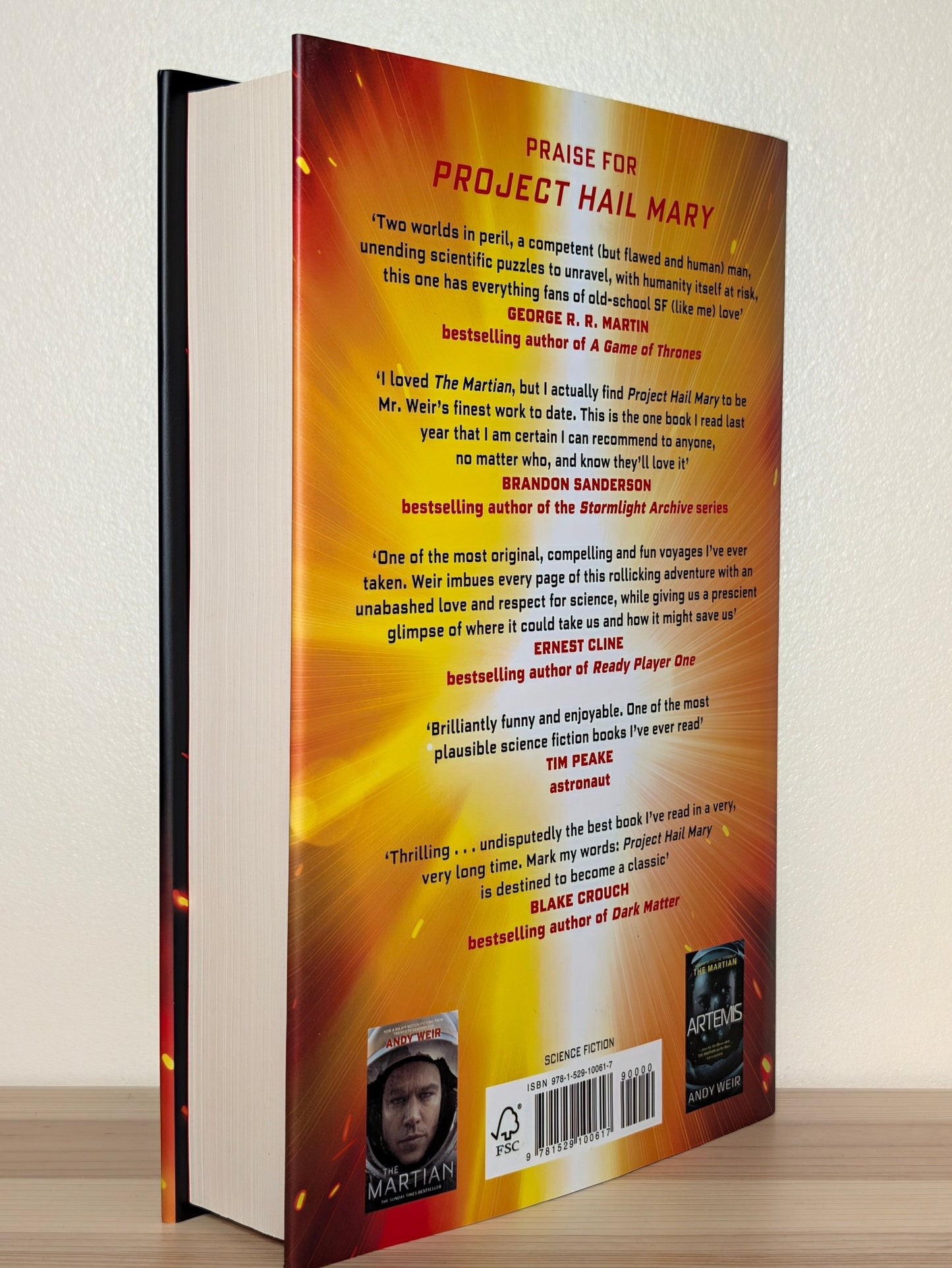 Project Hail Mary by Andy Weir (Signed First Edition) - Fialta Books
