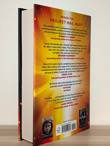 Project Hail Mary by Andy Weir (Signed First Edition) - Fialta Books