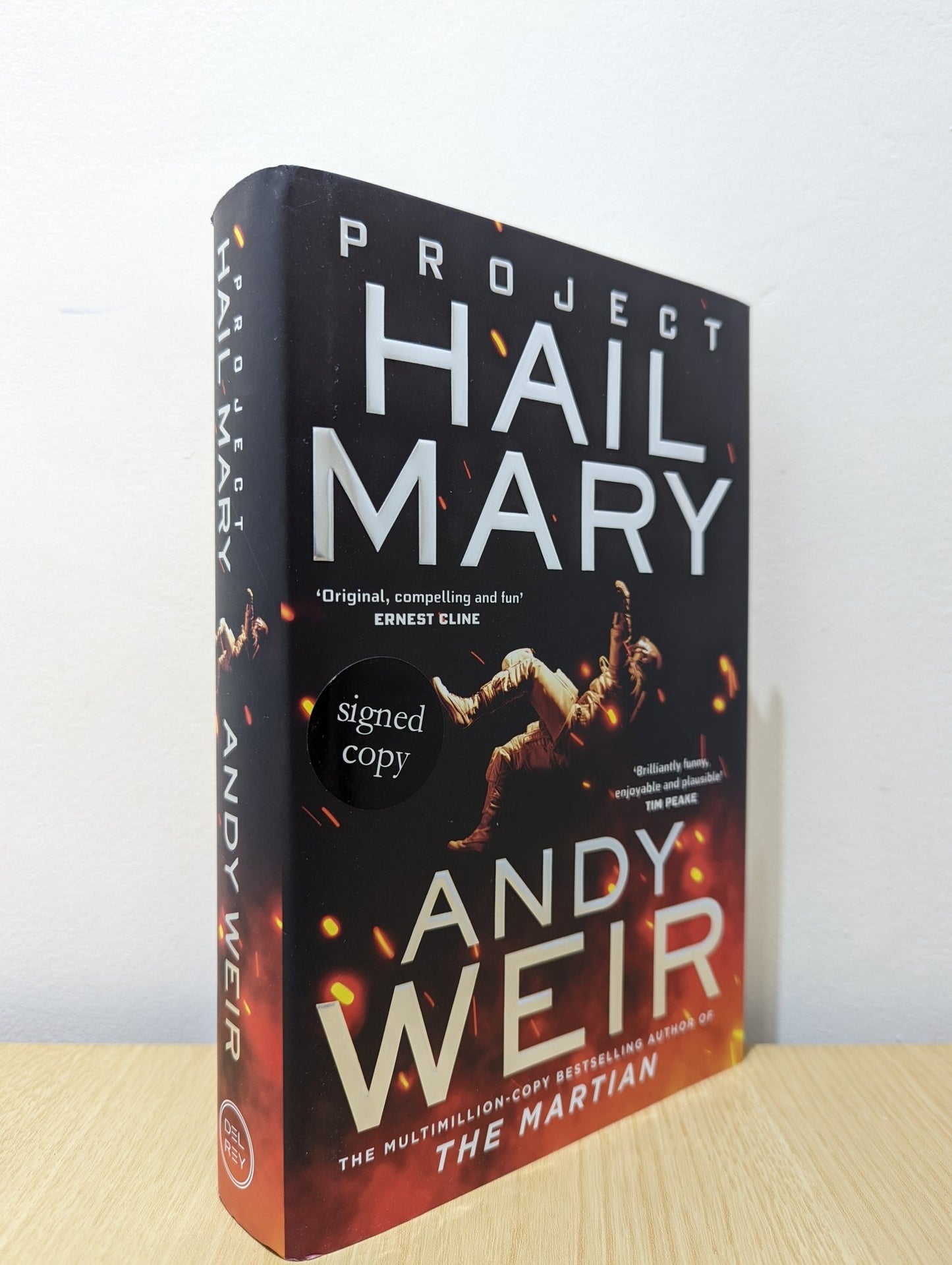 Project Hail Mary by Andy Weir (Signed First Edition) - Fialta Books