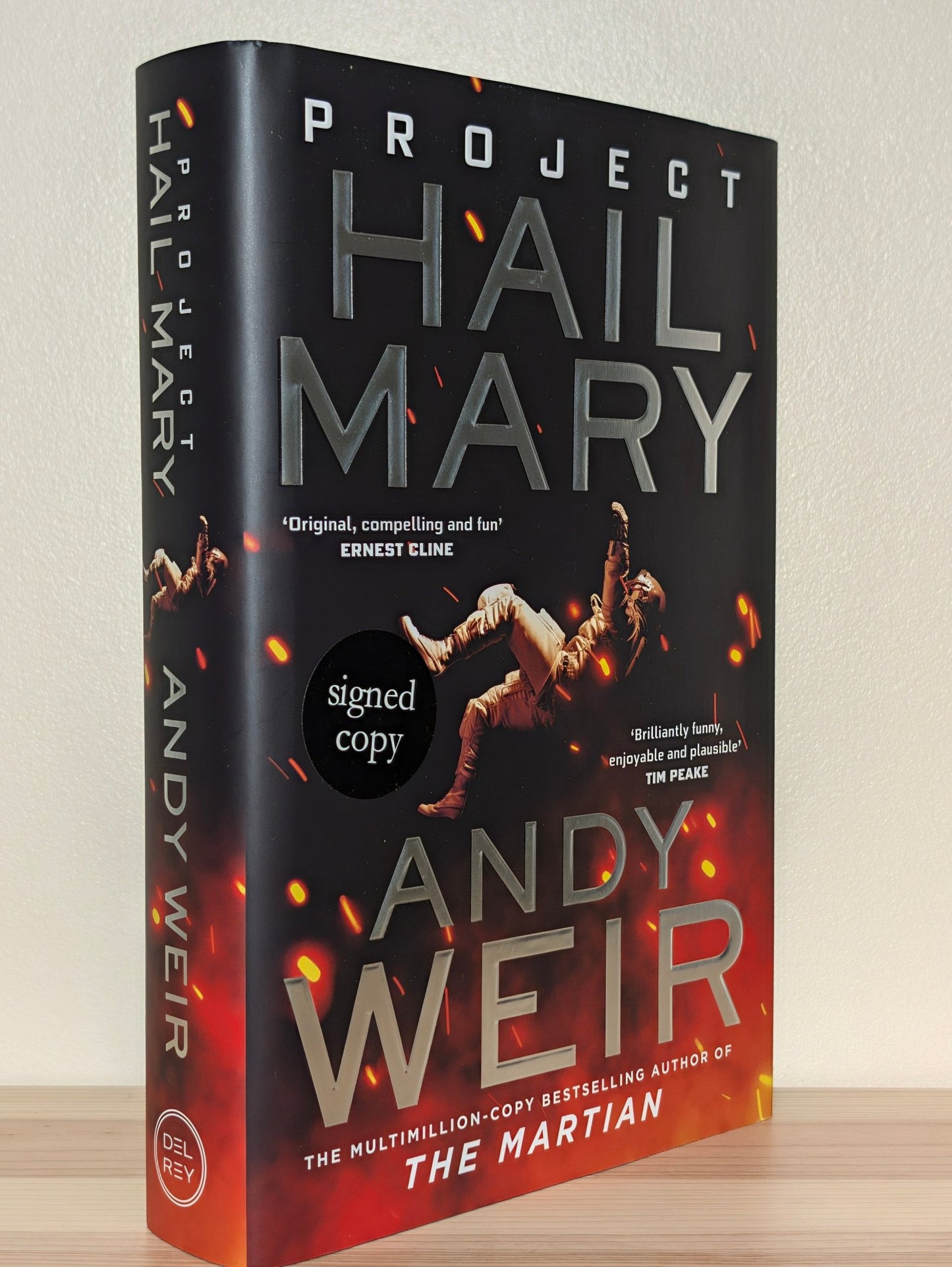 Project Hail Mary by Andy Weir (Signed First Edition) - Fialta Books