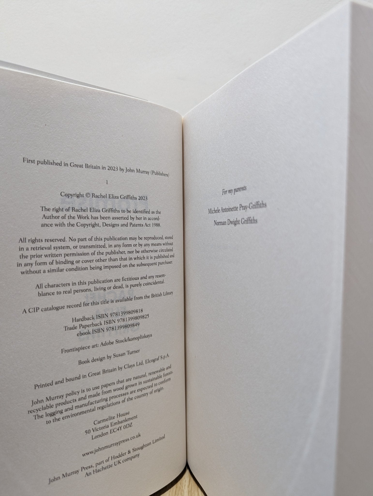 Promise by Rachel Eliza Griffiths (Signed First Edition) - Fialta Books