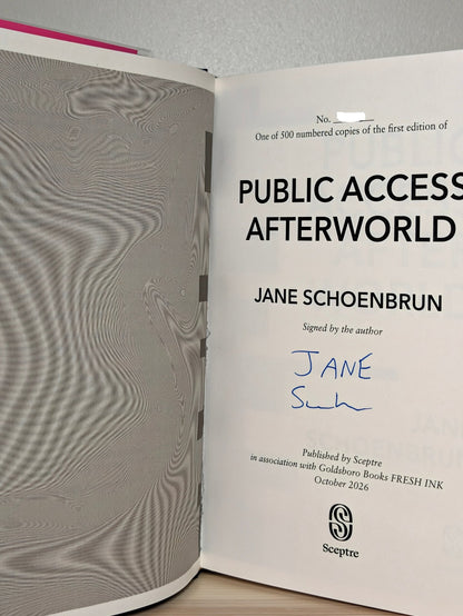 Public Access Afterworld by Jane Schoenbrun (Signed Numbered First Edition) - Fialta Books