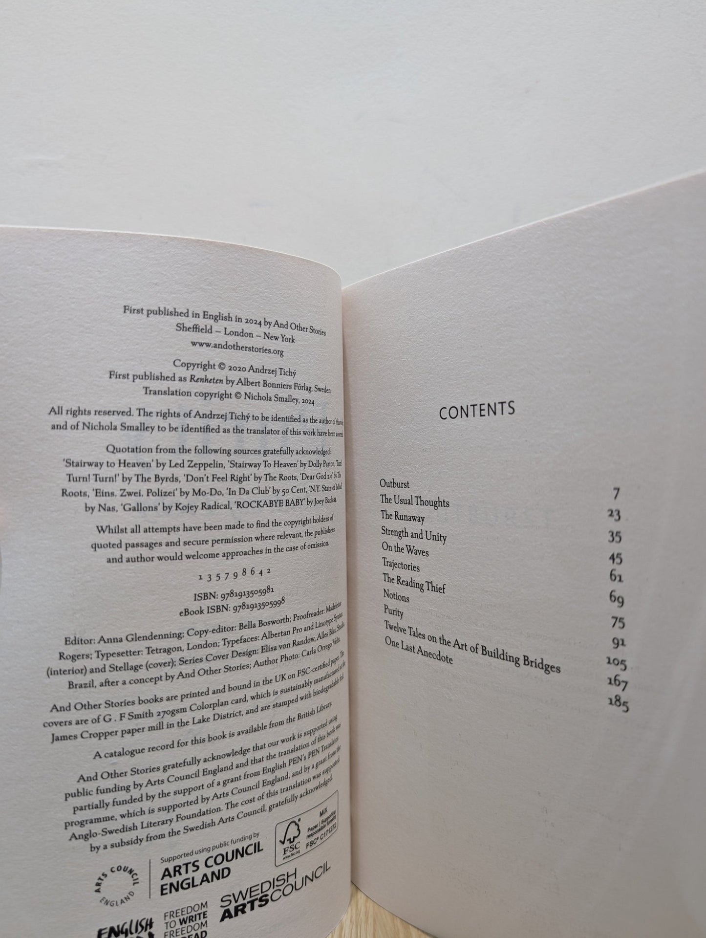 Purity by Andrzej Tichy (Signed First Edition) - Fialta Books