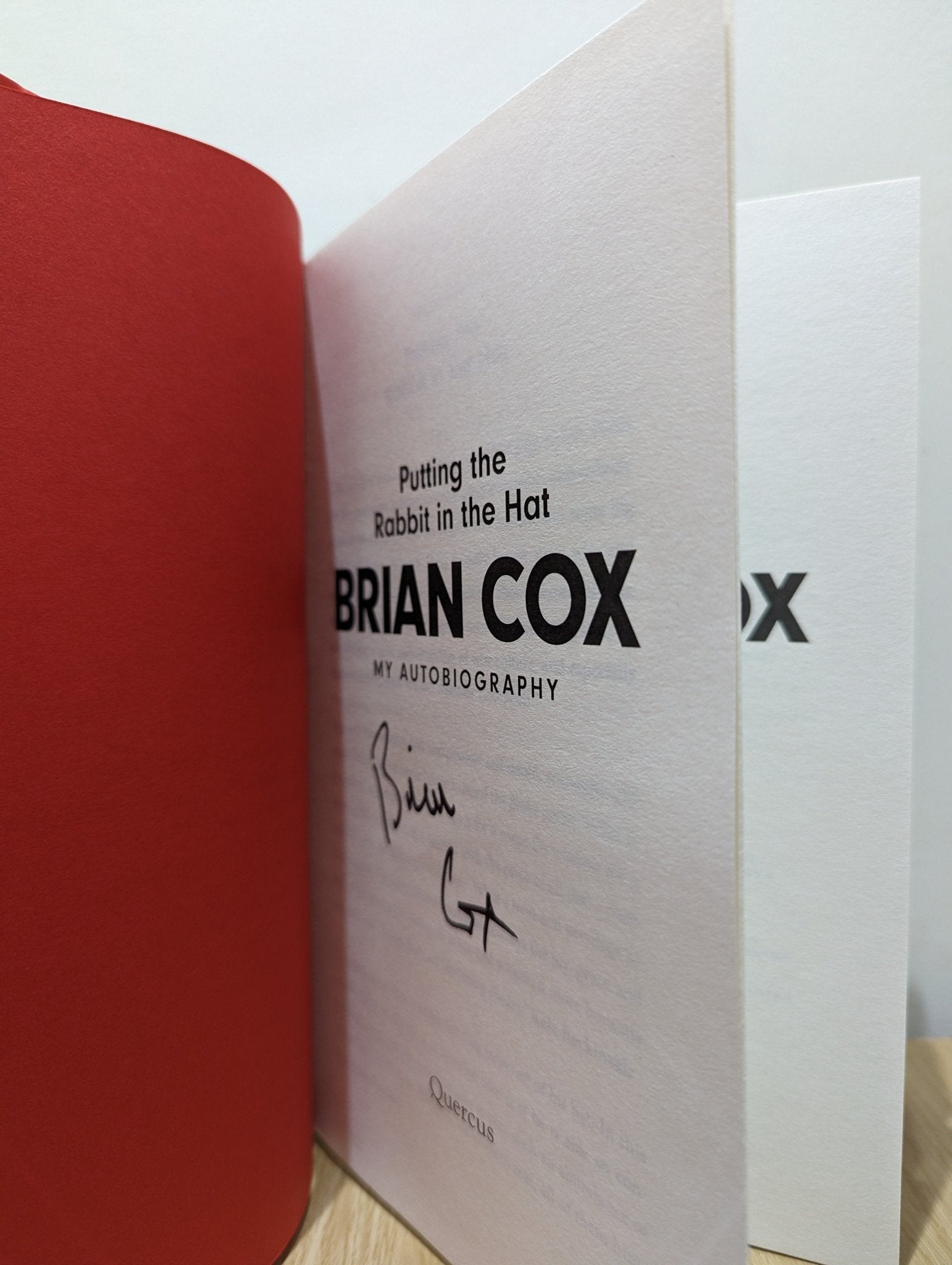 Putting the Rabbit in the Hat by Brian Cox (Signed First Edition) - Fialta Books
