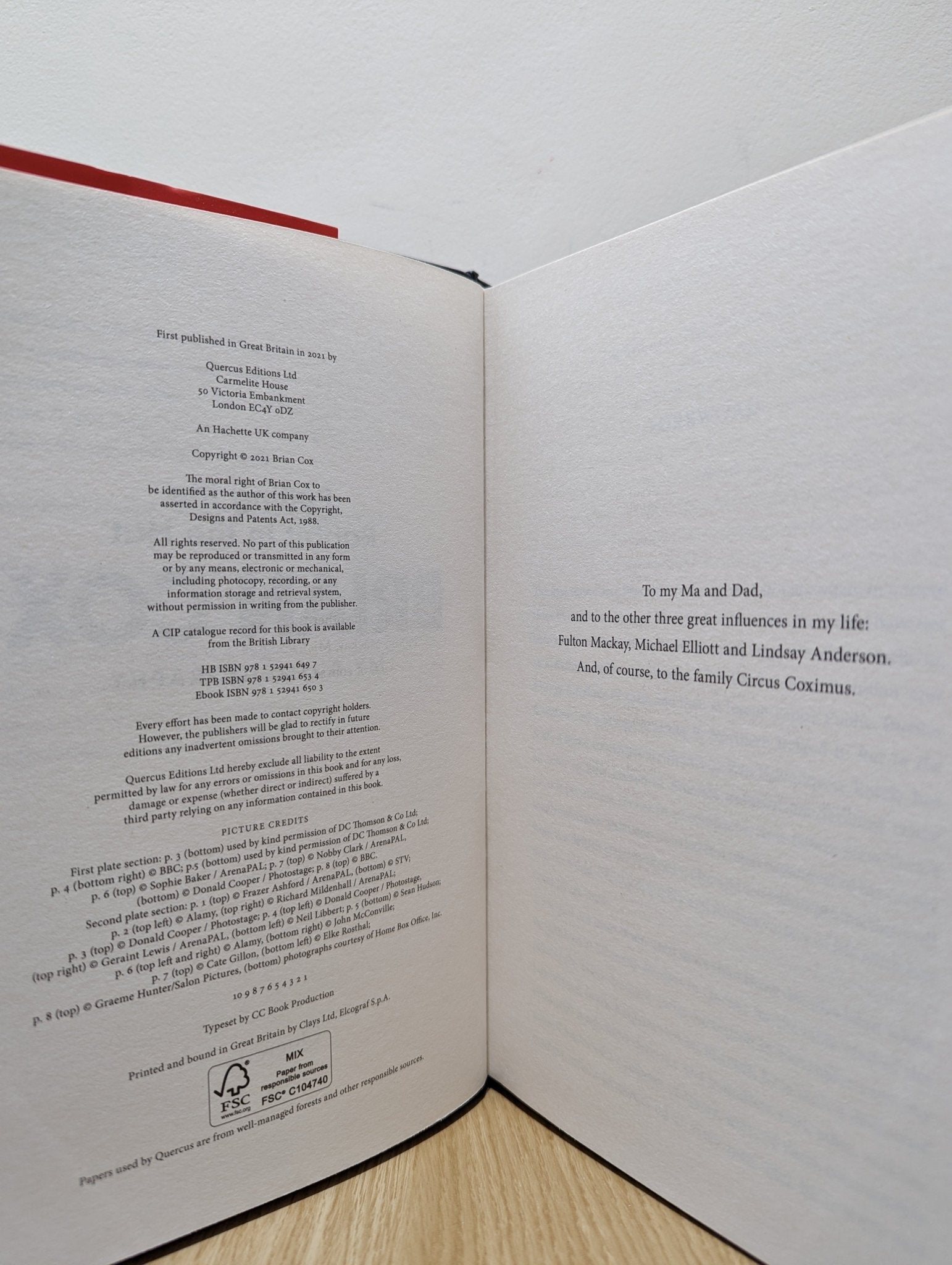 Putting the Rabbit in the Hat by Brian Cox (Signed First Edition) - Fialta Books