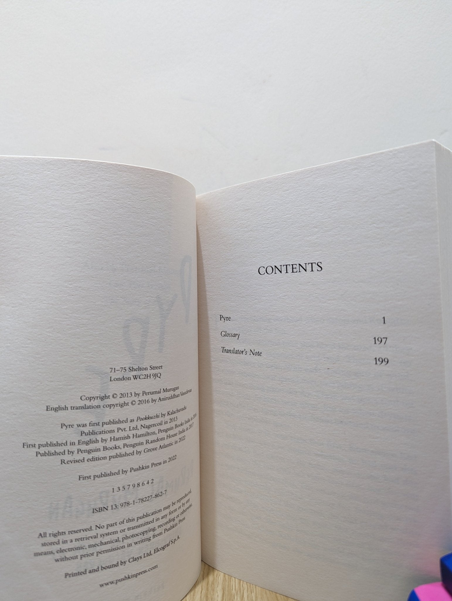 Pyre by Perumal Murugan (First Edition) - Fialta Books