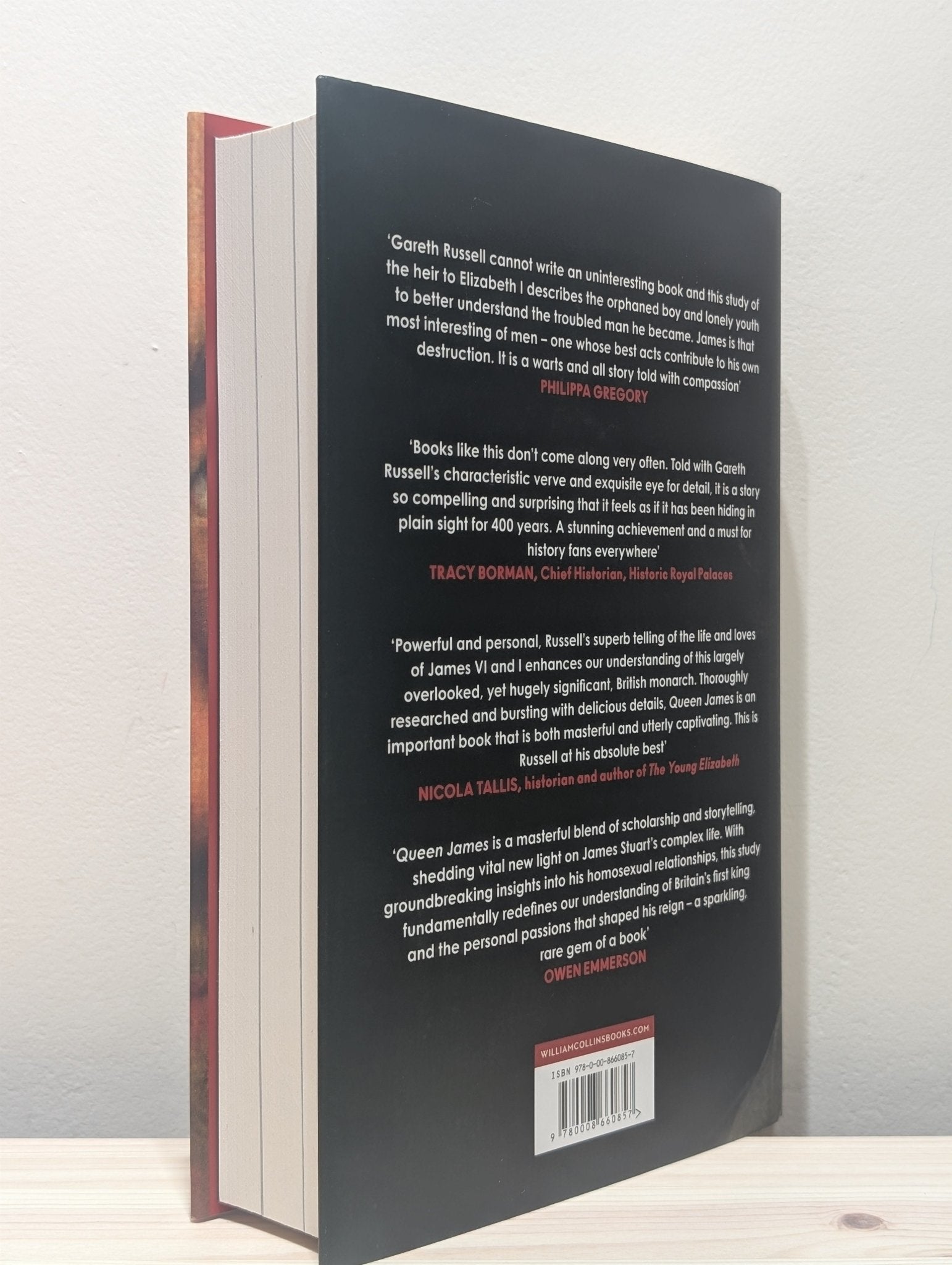 Queen James by Gareth Russell (Signed First Edition) - Fialta Books