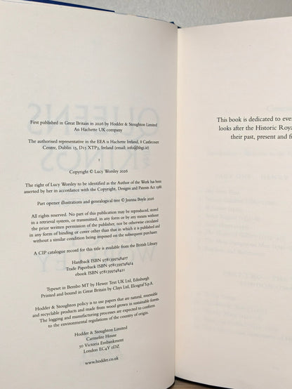 Queens and Kings by Lucy Worsley (Signed Numbered First Edition with sprayed edges) - Fialta Books