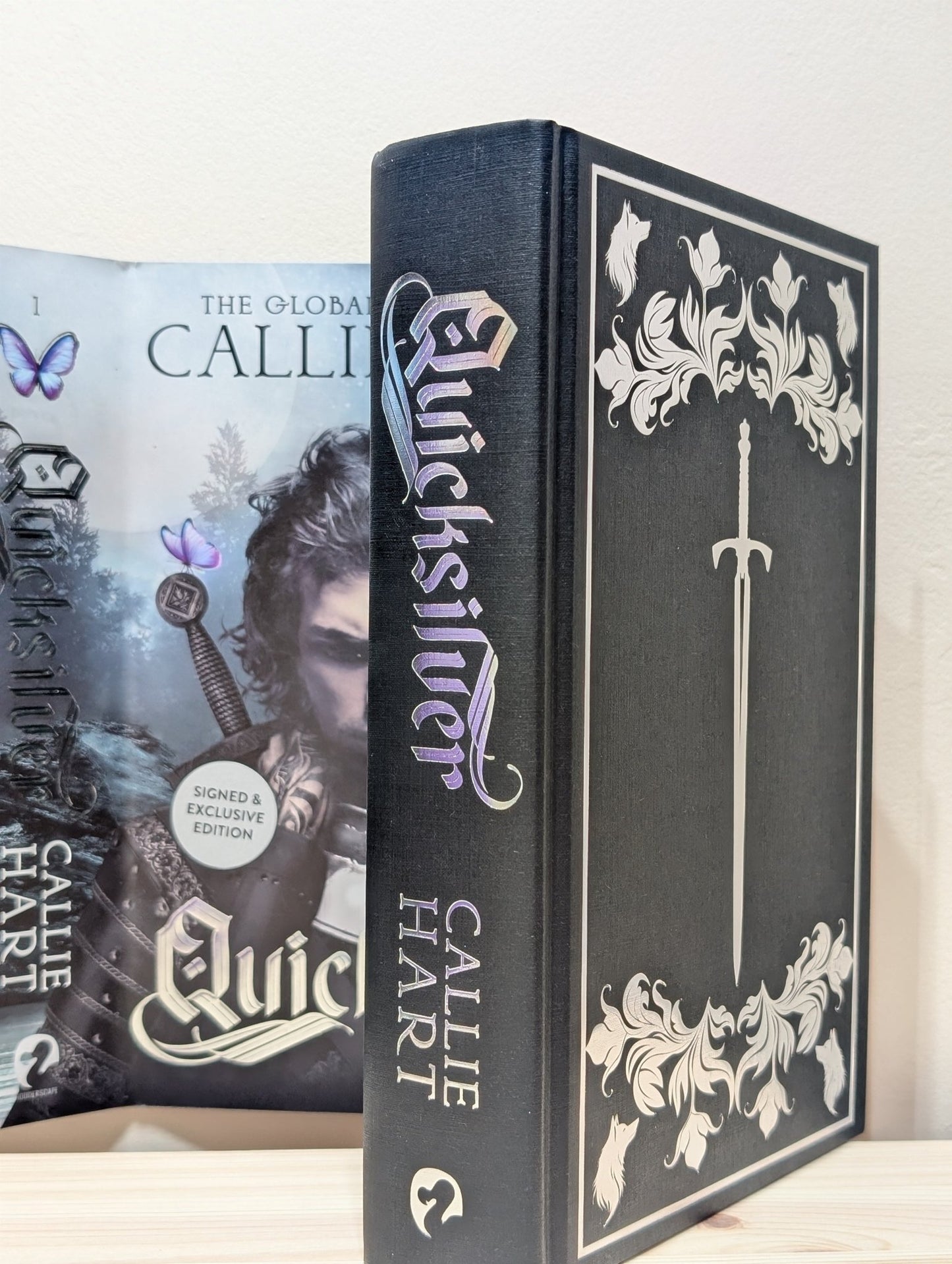 Quicksilver by Callie Hart (Signed First Edition with sprayed edges and reversible jacket) - Fialta Books